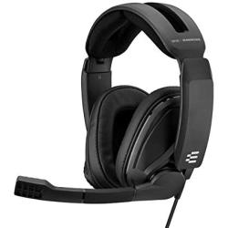 EPOS Sennheiser GSP 302 Gaming Headset with Noise-Cancelling Mic, Flip-to-Mute, Comfortable Memory Foam Ear Pads, Headphones for PC, Mac, Xbox One, PS4, Nintendo Switch, and Smartphone compatible.