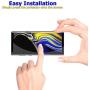 Note 9 Screen Protector Compatible with Galaxy Note 9 2-Pack Tempered Glass Case Friendy No-Bubble Scratch-Resistant Clear