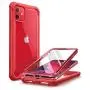 i-Blason Ares Case for iPhone 11 6.1 inch (2019 Release), Dual Layer Rugged Clear Bumper Case with Built-in Screen Protector (Metallic Red) i-Blason Ares Case for iPhone 11 6.1 inch (2019 Release), Dual Layer Rugged Clear Bumper Case with Built-in Screen Protector (Metallic Red)