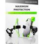 Bike Phone Mount for any Smart Phone: iPhone 11 PRO Max XS XR X 8 7 6 5 Plus Samsung Galaxy S20 S10 S9 S8 S7 S6 S5 Edge, LG. Motorcycle, Bicycle Phone Mount. Mountain Bike Mount. Bike Accessories