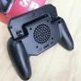 FAYBA Mobile Game Controller, Gaming Grip with Portable Charger Cooling Fan, L1R1 Game Trigger Joystick Gamepad for 4-6.5" Phone Android iOS Phone Accessories (Black 4000mAh)