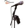 Crescendo CR-30 SlimClip Mic Stand Phone Holder, iPhone Clamp Mount, Guitar Phone Holder, Pole Phone Mount, Microphone, Music, or Drum Stand - for iPhone, Samsung Galaxy or Note, Pixel, any Smartphone