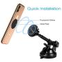 Amoner Magnetic Phone Car Mount, Universal Phone Holder for Car Dashboard Windshield, One Hand Operation, Compatible with iPhone 11pro 11 X Xs 9, Samsung S10+ 10 S9+ 9 and More Smartphone