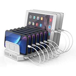 Unitek USB C Charging Station, 120W 10 Port Type C Charging Organizer for Multiple Devices, iPhone, Smartphones, Tablets, Supports 8 iPads Charging Simultaneously- [UL Certified]