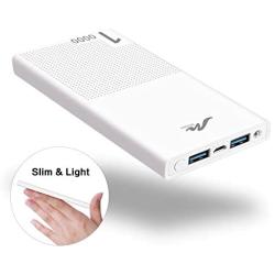 External Portable Battery Charger for Cell Phone, 10000mAh Power Bank (5V 2.1A) Battery for Heated Vest, Cell Phone Battery Pack Compatible with iPhone 6/6s/7/8/X/XS/XR iPad and Other Smart Devices