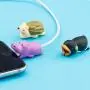 Cute Animal Bite Cable Protector for iPhone iPad Charger, SUNGUY 9pcs Fruit USB Cable Protector, Cable Chomper, Charging Cord Protector, USB Charger Saver Cute Animal Bite Cable Protector for iPhone iPad Charger, SUNGUY 9pcs Fruit USB Cable Protector, Cable Chomper, Charging Cord Protector, USB Charger Saver