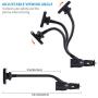 SOAIY 3-in-1 Cigarette Lighter Magnet Car Mount + Car Charger + Voltage Detector,Car Holder Cradle w/Dual USB 3.1A Charger,Display Voltage Current Compitable with iPhone8 X 6s 6 5s Samsung S8 S7 S6
