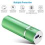 [Upgraded] POWERADD Slim 2 Most Compact 5000mAh External Battery 2.1A Ouput Portable Charger with Smart Charge for iPhones, iPad, Samsung Galaxy, HTC and More (D-Green)