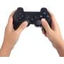 Haihuic PS3 Wireless Controller Dual Vibration Joystick 2.4 GHz Gamepad with Phone Holder for Playstation 3/ PC, Android TV/Type-C Smartphone,