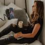Cell Phone Clip on Stand Holder - with Grip Flexible Long Arm Gooseneck Bracket Mount Clamp for iPhone X/8/7/6/6s/5 Samsung S8/S7, used for bed, desktop, Black