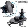 Wireless Car Charger Mount Sensor Auto Clamping 10W Fast Charging Air Vent Phone Holder Compatible with iPhone 11 Pro Max/Xs/Xs Max/XR/X/8/8 Plus, Samsung S10/S10+/S9/S9+/S8 & All Qi Device (Black)
