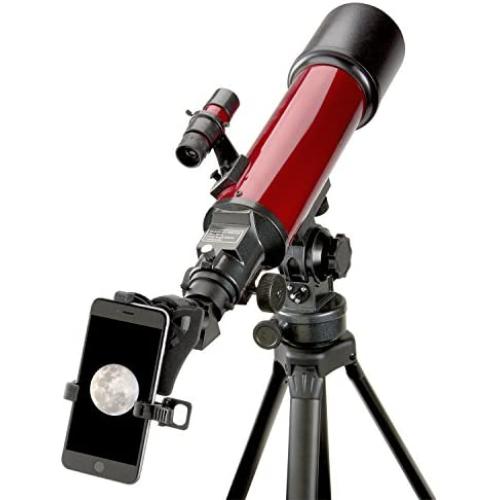 Carson Red Planet Series 25-56x80mm Refractor Telescope with Universal Smartphone Digiscoping Adapter (RP-200SP)