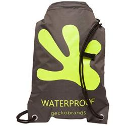 geckobrands Waterproof Drawstring Backpack – Lightweight Packable Cinch Dry Bag, Available in 18 Colors