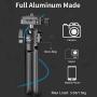 ULANZI U-Pod Aluminum Vlog Tripod w Cold Shoe Mount Handle Grip for Canon G7X Mark III M6 Mark II Sony RX100 VII A6400 A6100 A6600 Compact Cameras Mounting Microphone Vlogging
