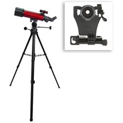 Carson Red Planet Series 25-56x80mm Refractor Telescope with Universal Smartphone Digiscoping Adapter (RP-200SP)