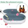 AONCO Cell Phone Sanitizer, Portable Smartphone Sanitizer Mobile Phone Sanitizer Cleaner with Aromatherapy Function Daily Disinfection for iPhone Android Phones Smartphone Toothbrush
