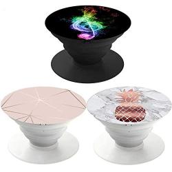 Cell Phones and Tablets Stand (3 Pack) - Music Rose Gold Geometric Marble Pineapple White