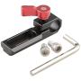 CAMVATE 15mm Single Rod Clamp with NATO Rail(Red)