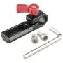 CAMVATE 15mm Single Rod Clamp with NATO Rail(Red) CAMVATE 15mm Single Rod Clamp with NATO Rail(Red)