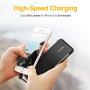 Luxtude PowerEasy Portable Charger for iPhone, Apple Certified Power Bank, 5000mAh Ultra Slim External Battery Pack Built in Lightning Cable, Fast Charging Portable Phone Charger for iPhone11/XS/X/8/6