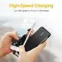 Luxtude PowerEasy Portable Charger for iPhone, Apple Certified Power Bank, 5000mAh Ultra Slim External Battery Pack Built in Lightning Cable, Fast Charging Portable Phone Charger for iPhone11/XS/X/8/6