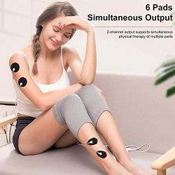 TENS Unit EMS Muscle Stimulator -Rechargeable Electronic Pulse Massager with 10 Electrode Pads Physical Therapy Equipment for Pain Relief