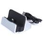 iPhone Charging Dock Station, Bebetter 8-pin Charging Dock Compatible with Apple iPhone 8, iPhone X, iPhone 7/7 Plus 6 6S Plus 5 5S Retail Packaging (Silver)