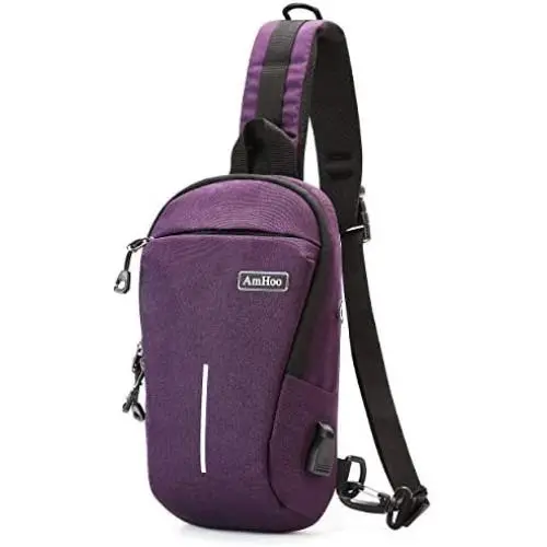 AmHoo Sling Backpack Anti Theft Waterproof Crossbody Bag Fashion Daypack AmHoo Sling Backpack Anti Theft Waterproof Crossbody Bag Fashion Daypack