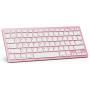 OMOTON Ultra-Slim Bluetooth Keyboard Compatible with iPad 10.2-inch/ 9.7-inch, iPad Air 10.5, iPad Pro 11/12.9, iPad Mini 5/4, iPhone and Other Bluetooth Enabled Devices, Rose Gold