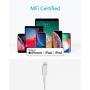 Anker USB C to Lightning Cable, iPhone 11 Charger [6ft Apple MFi Certified] Powerline II for iPhone SE / 11 Pro/X/XS/XR / 8 Plus/AirPods Pro, Supports Power Delivery