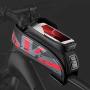 MARXIAO Bicycle Waterproof Front Beam Bag, Upper Tube Bag Mobile Phone Saddle Bag Mountain Bike Accessories Equipment