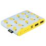 Sethruki Shaking Cute Pineapple Portable Charger Long Fast Charging Slim 10400mAh Power Bank Cartoon Girls External Battery Pack Compatible for All Smartphone Cellphone Tablet