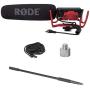 Rode VideoMic Microphone Pack with Rycote Lyre Mount, Boom Pole, Screw Adapter and Extension Cable