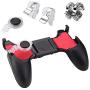5 in 1 PUBG Mobile Controller Gamepad Fire L1 R1 Trigger for PUGB Mobile Game Pad Grip L1R1 Joystick for iPhone Android Phone - MN