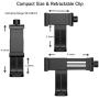 Ailun Tripod Phone Mount Holder Head Standard Screw Adapter Rotatable Digtal Camera Bracket Selfie Lens Monopod Adjustable Ring Light for Camcorder iPhone X XR Xs Max Galaxy s20, s20+ S20Ultra