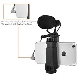 Comica Smartphone Video Kit CVM-VM10-K2 Filmmaker Mini Tripod with Shotgun Video Microphone Video Rig for iPhone X 8Plus 8 7Plus 7 Samsung Huawei etc.