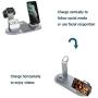 LUKKAHH Wireless Charger, 4 in 1 Wireless Charging Station for Apple Watch and Airpods Pro, Charger Stand for Multiple Devices, Qi Fast Wireless Charging Dock for iPhone 11/11 Pro Max/X/XS/XS/8/8 Plus