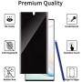 Galaxy Note 20 Ultra Screen Protector, [2 Pack] [Fingerprint Sensor Compatible] [Full Adhesive] [Case Frienldy] [Touch Sensitive] HD/Privacy Screen Protector for Samsung Galaxy Note 20 Ultra 5G