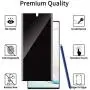 [2 Pack] Galaxy Note 10 Privacy/HD Screen Protector, Anti-Spy Flexibel Film TPU Screen Protector for Galaxy Note 10 6.3 Inch 2020 [Support Fingerprint ID] [Case Friendly] [Full Coverage] - Black