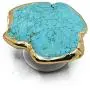 Crystal Phone Grip & Stand: Turquoise Healing Natural Stone Crystal Phone Accessory