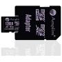 128GB Micro SD Card Plus Adapter Pack, Amplim 128 GB MicroSD SDXC Class 10 Pro U3 A1 V30 Extreme Speed 100MB/s UHS-I UHS-1 TF XC MicroSDXC Memory Card for Cell Phone, Nintendo, Galaxy, Fire, Gopro