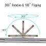 4-Pack Phone Ring Holder 360 Rotation Finger Stand Grip Kickstand for Smartphones and Tablets (Pink Marble)