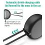 CHAFON Car Charger Cord Adapter,Dual 2.6 ft Retractable Fast Charging Cable Quick Charge,PD 18W Phone USB C Micro Port Compatible with Phone 11 XS Max XR X Samsung Galaxy LG Google Pixel & More