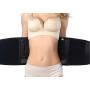 1PCS Black Exercise Slimming Body Shaper Belly Belt-Back Support Breathable Elastic Postnatal Recovery Tummy Trimmer Waist Trainer for Postnatal Recovery Re-Shaping Slimming (XL)