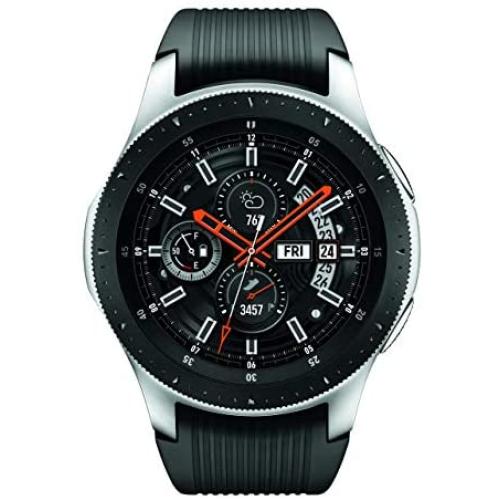 Samsung Galaxy Watch smartwatch (46mm, GPS, Bluetooth) – Silver/Black (US Version with Warranty)