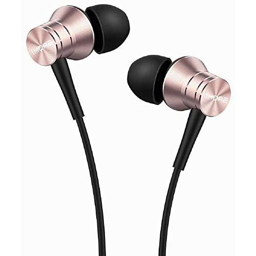 1MORE Piston Fit in-Ear Earphones Fashion Durable Headphones with 4 Color Options, Noise Isolation, Pure Sound, Phone Control with Mic for Smartphones/PC/Tablet - Pink