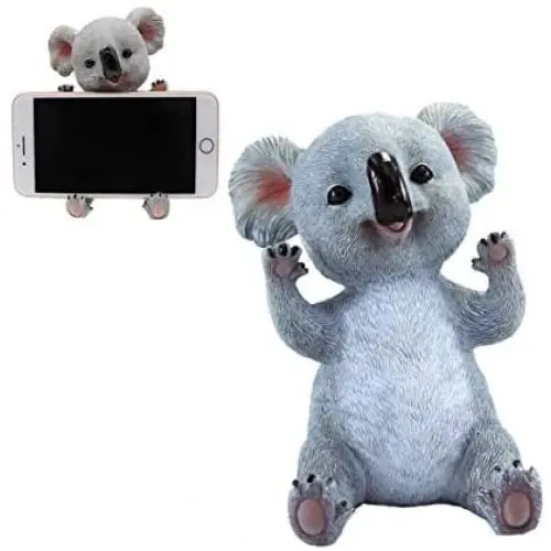 Cute Koala Animal Cell Phone Stand for Desk Smartphone Mobile Phone Holder for iPhone Android Smartphone Holder Desk Decorations Cute Koala Animal Cell Phone Stand for Desk Smartphone Mobile Phone Holder for iPhone Android Smartphone Holder Desk Decorations