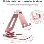 Adjustable Cell Phone Stand, licheers Multi-Angle Cell Phone Holder, Cradle, Dock, Stand Compatible with Nintendo Switch, Phone 11 Pro Xs Max Xr X 8 7 6 6s Plus and 4-7 Inch Devices (Rose Gold) Adjustable Cell Phone Stand, licheers Multi-Angle Cell Phone Holder, Cradle, Dock, Stand Compatible with Nintendo Switch, Phone 11 Pro Xs Max Xr X 8 7 6 6s Plus and 4-7 Inch Devices (Rose Gold)