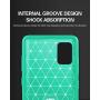 Galaxy A51 case,Samsung A51 case,MAIKEZI Soft TPU Slim Fashion Anti-Fingerprint Non-Slip Protective Phone Case Cover for Samsung Galaxy A51 (Mint Brushed TPU)