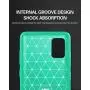 Galaxy A51 case,Samsung A51 case,MAIKEZI Soft TPU Slim Fashion Anti-Fingerprint Non-Slip Protective Phone Case Cover for Samsung Galaxy A51 (Mint Brushed TPU)